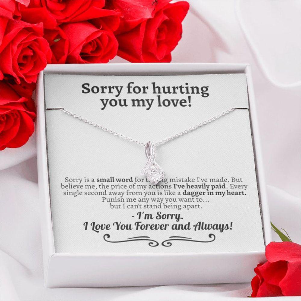 Anavia I'm Sorry, Apology Gift Card Necklace, Apology Gifts for Her, Sorry  Quote Apology Gifts for Wife, Forgiveness Gift for Girlfriend-[Silver Cube,  Bright Blue Gift Card] - Walmart.com
