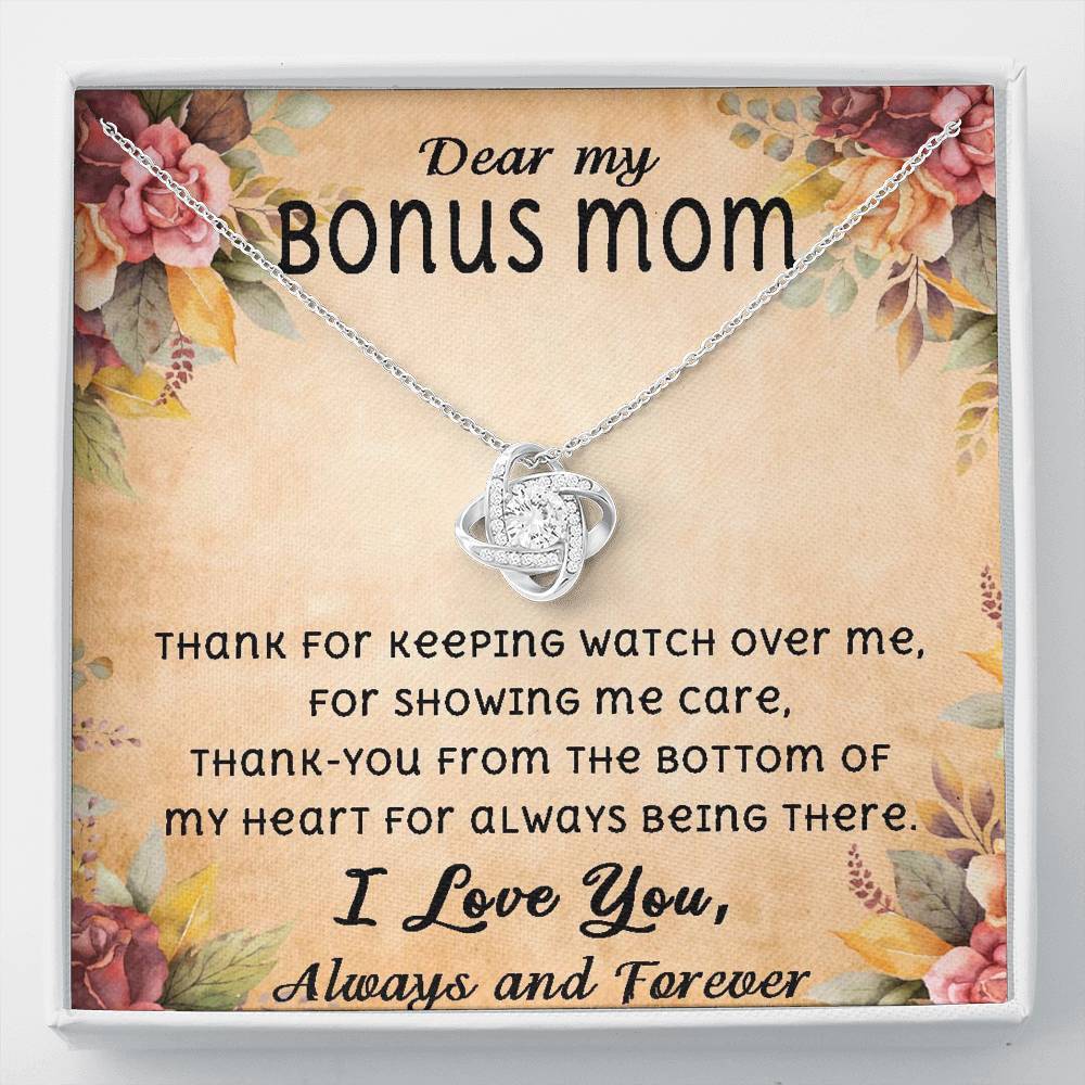 Stepmom Necklace, Bonus mom gift necklace, gift for bonus mom, stepmom, stepmother, second mom
