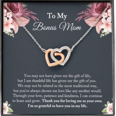 Mom Necklace, Stepmom Necklace, Bonus Mom Necklace, Gift For Step Mother, Step Mom, Other Mom Wedding Gift