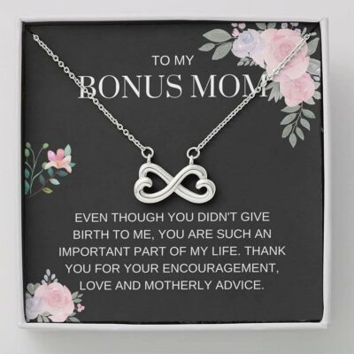 Bonus Mom Necklace – My Life – For Step Mom, Gift For Bonus Mom, Bonus Mom