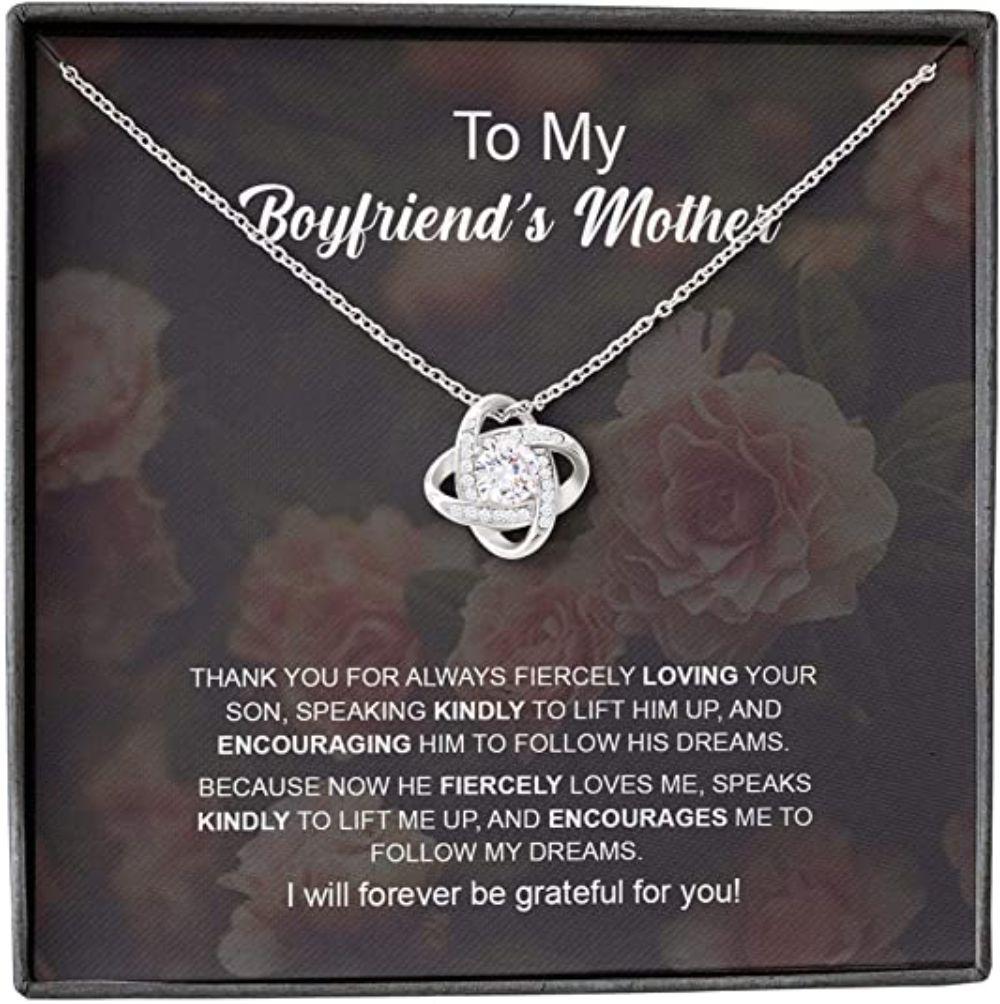 Mother-in-law Necklace, Boyfriend'S Mom Necklace, Presents For Mother Gifts, Fierce Encourage