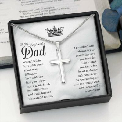 Father-in-law Necklace, Boyfriends Dad Necklace Father’s Day Gift, Gift For Boyfriend’s Dad