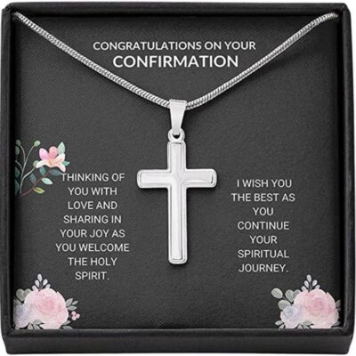 Daughter Necklace, Son Necklace, Confirmation Necklace Gift – Spiritual Journey Necklace, Baptism Gift