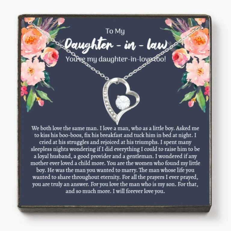 Daughter-In-Law Necklace, Welcoming Daughter In Law Into Family Wedding ...