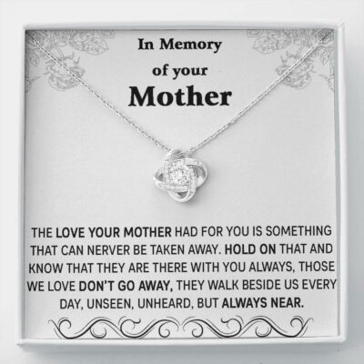 Daughter Necklace, Daughter loss of mom necklace gift, mother passing, loss of mother, sympathy