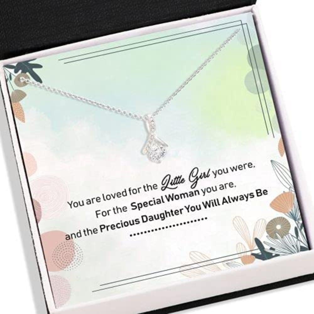 Daughter Necklace, Daughter Gift -  To My Daughter Necklace Card Message