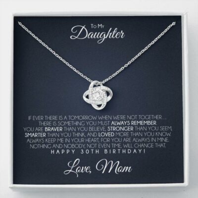 Daughter Necklace, Daughter’s 30th Birthday Necklace, To My Daughter 30th Birthday Gift From Mom