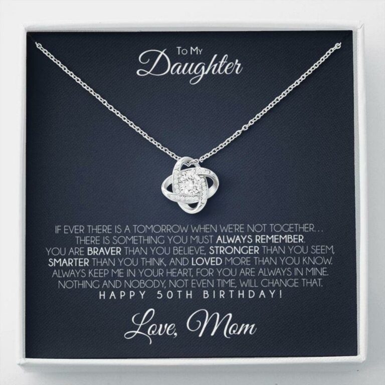 Daughter Necklace, Daughter's 50th Birthday Necklace, To My Daughter ...