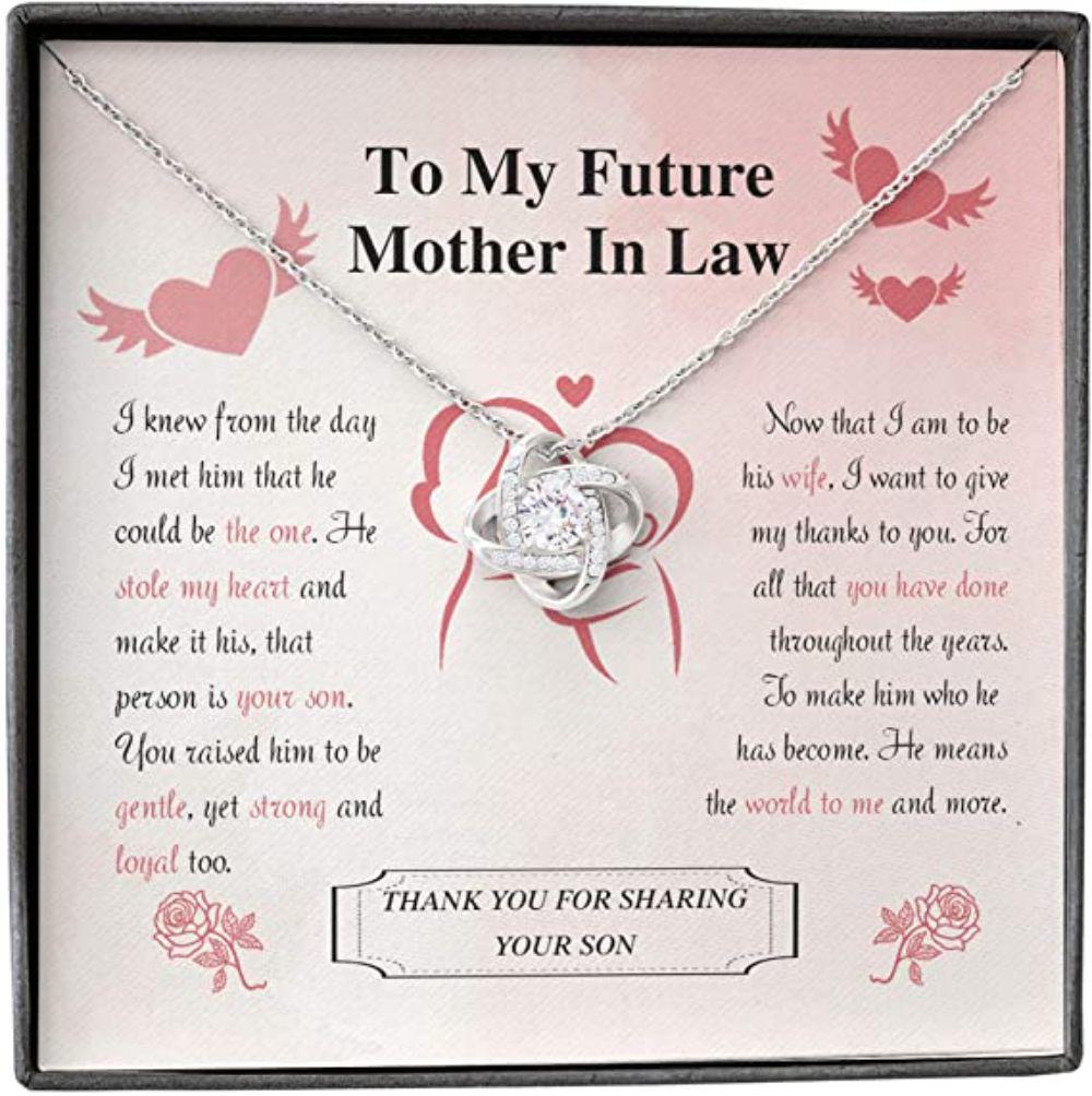 Mother-in-law Necklace, Future Mother In Law Necklace Gifts, Soon To Be Mother-in-law Necklace From Girlfriend Bride