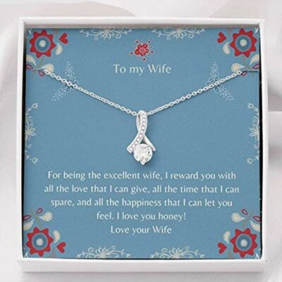 Wife Necklace, Gift Necklace With 