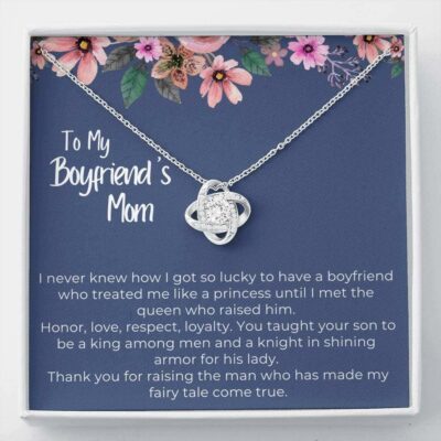 Mother-in-law Necklace, Gift To My Boyfriend’s Mom Necklace Gift For Boyfriend’s Mom Birthday