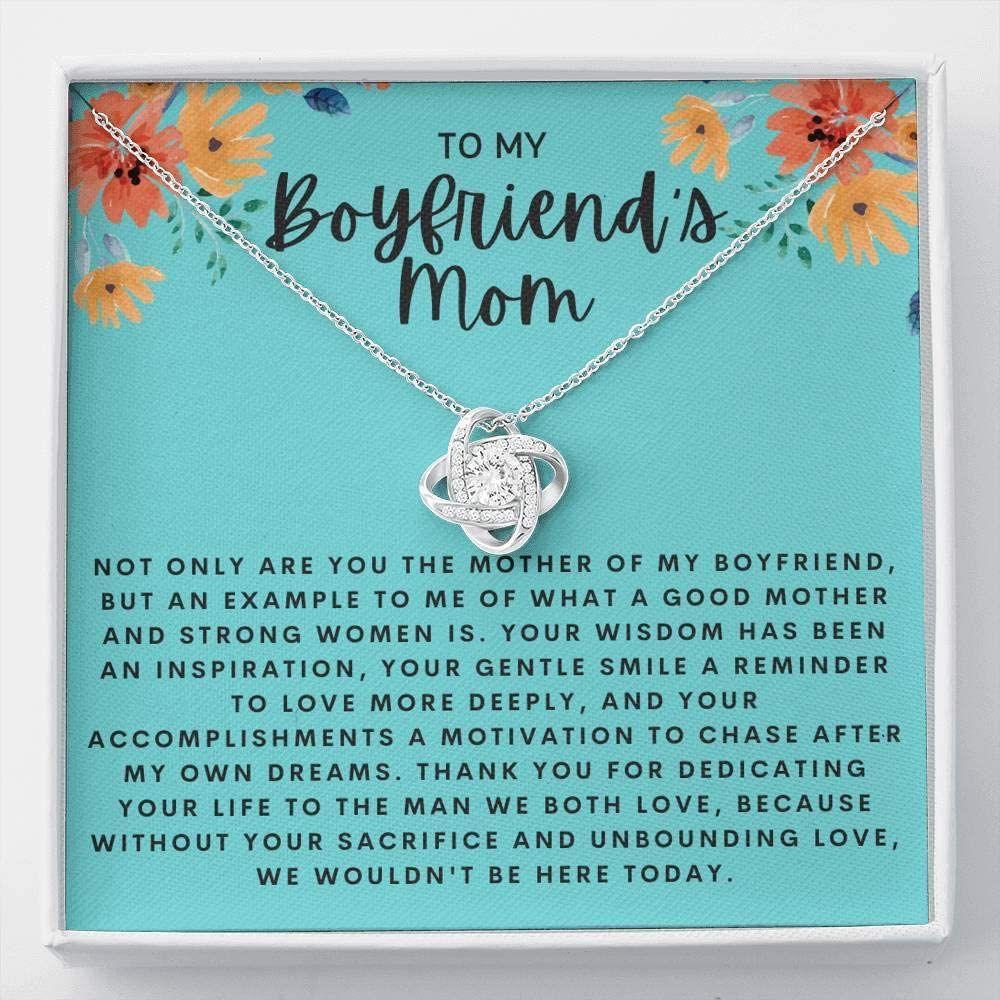To My Boyfriend's Mom Necklace, Gift for Boyfriend Mother