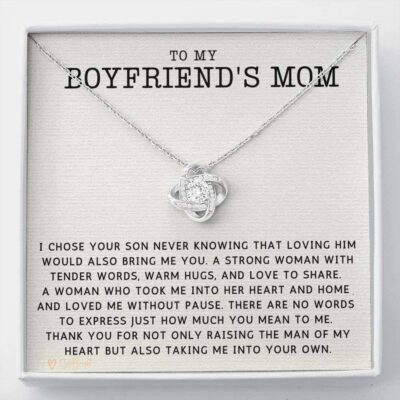 Mother-in-law Necklace, Gift To My Boyfriend’s Mom Necklace, Gift For Future Mother-in-law