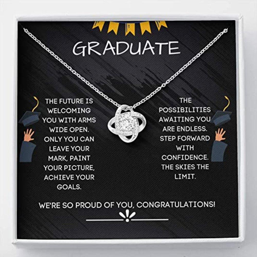 Daughter Necklace, Graduate 2021 Necklace Gift - Skies The Limit Necklace