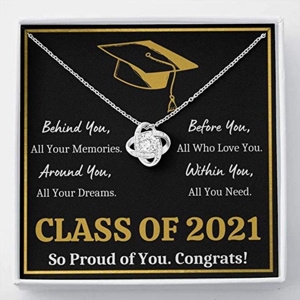 Daughter Necklace, Graduation Class Of 2021 Necklace Gift Present From Mom Dad To Step Daughter In Law GrandDaughte