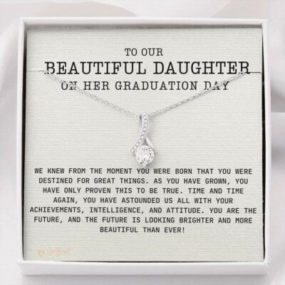 Daughter Necklace, Graduation Necklace Gift For Daughter From Mom And Dad College And High School