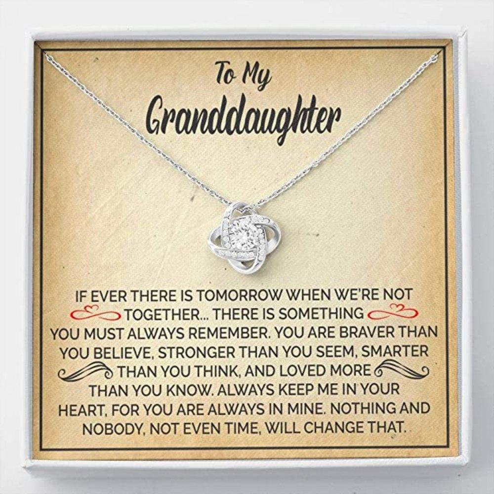 Granddaughter Necklace, Granddaughter Gift - Beautiful Chapters Necklace Gift From Grandma, Nana