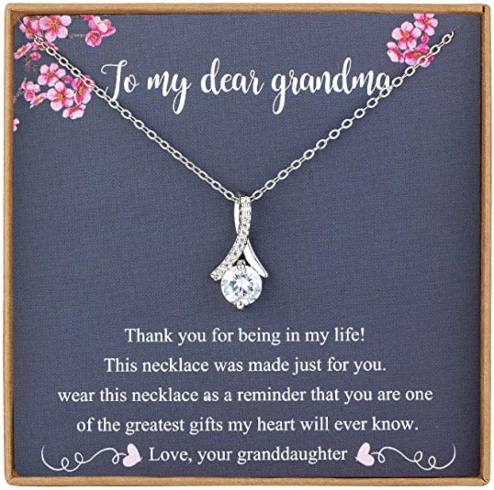 Grandmother Necklace, Grandma Necklace Gifts From Granddaughter, Necklace For Grandma, Grandma Birthday