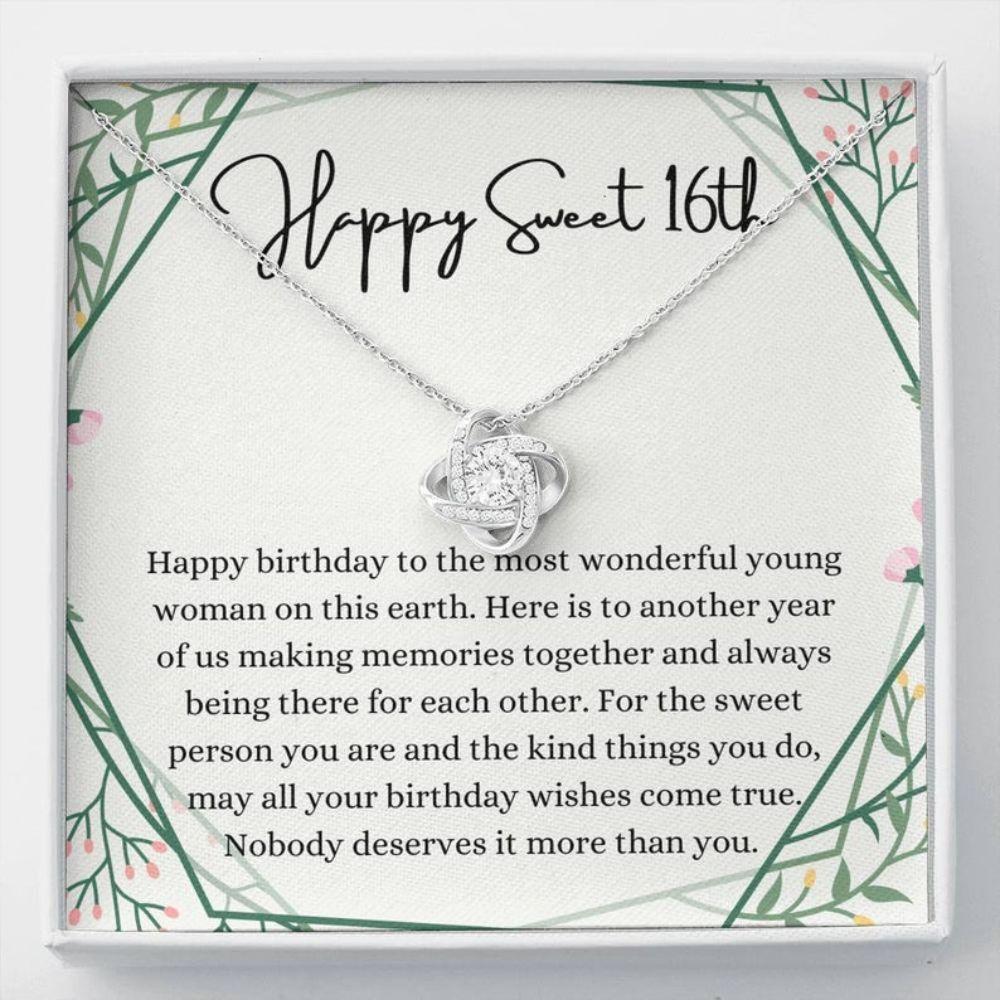 16th Birthday Gift Daughter Granddaughter 16th Birthday Sweet 16 Gift Necklace Sweet 16 Jewelry Gift Niece Sweet Sixteen Birthday