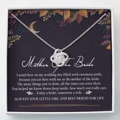 Mom Necklace, Love Knots Necklace 