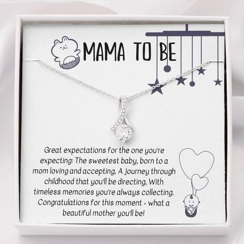 Wife Necklace, Mama To Be "Be-autiful Mother" Necklace Gift For Wife, Future Wife