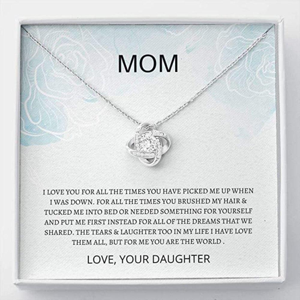 Mom Necklace Gift - You Are The World Necklace, Gift For Mother's Day