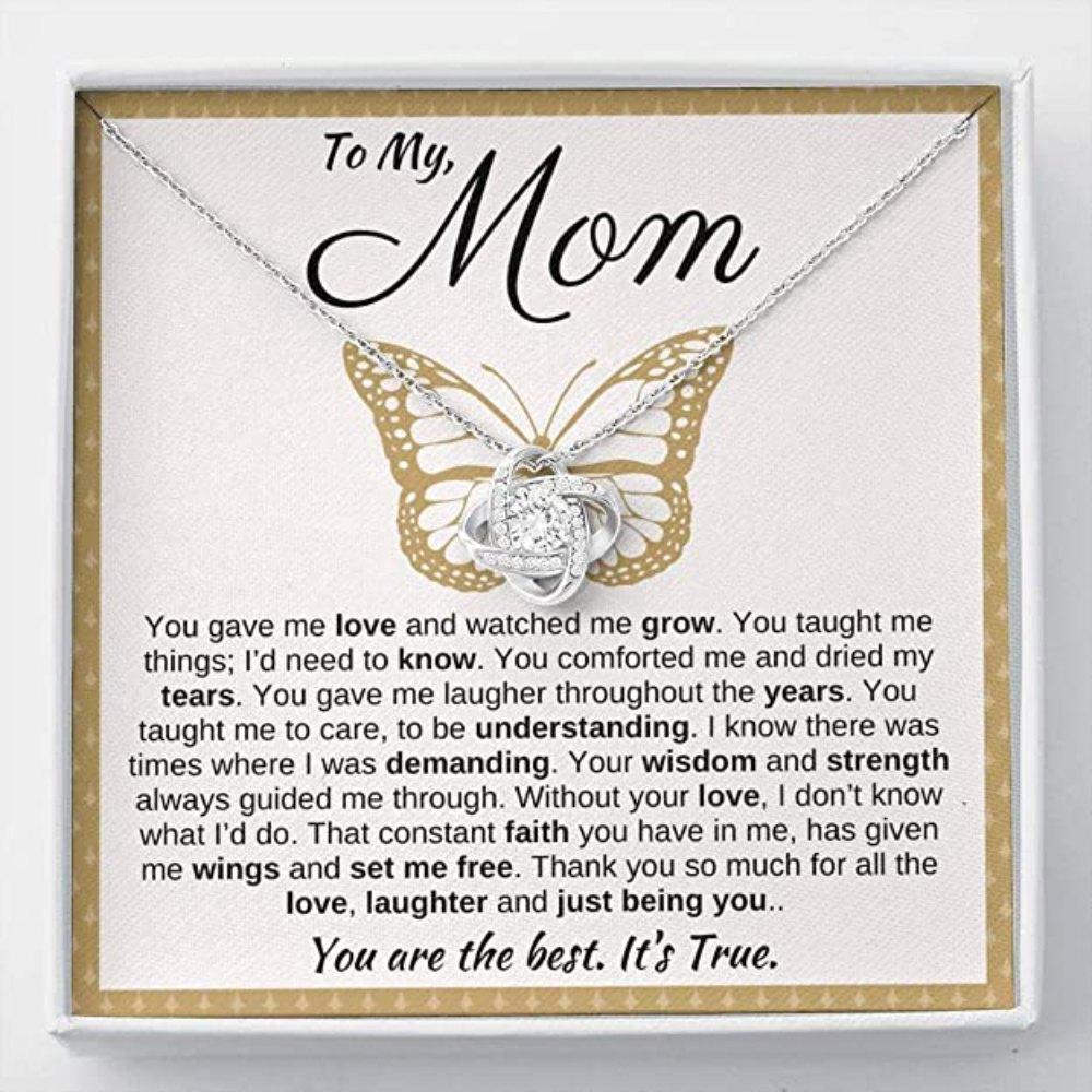 Mom Necklace Gift - You're The Best Necklace, Mom Gift From Daughter