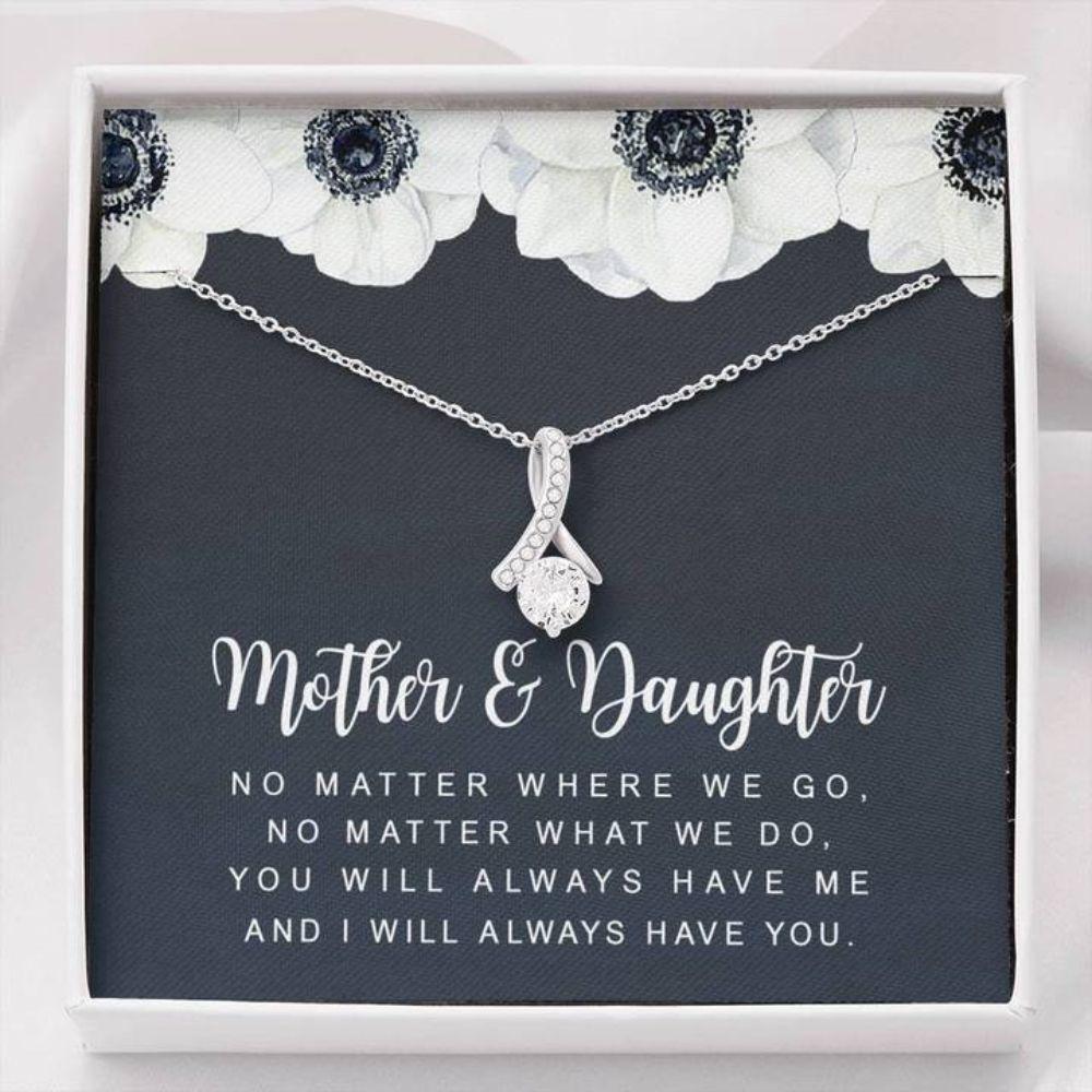 Mom Necklace, Mother Daughter Gift Necklace, Gifts For Mom From Daughter