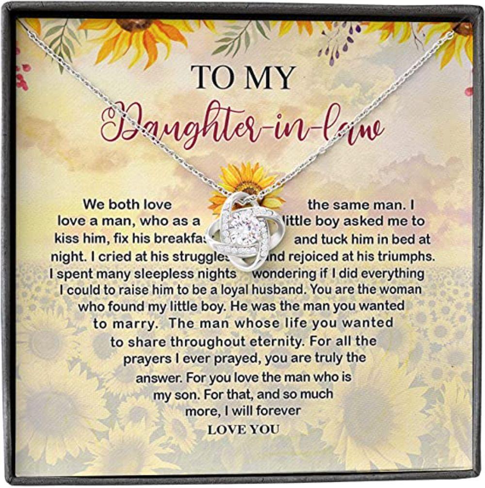 Mother-in-law Necklace, Mother Daughter In Law Necklace, Truly Answer Love Son Little Boy Loyal