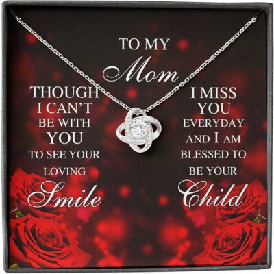 Mom Necklace, Mother Daughter / Son Necklace, Presents For Mom Gifts, Miss Bless Rose