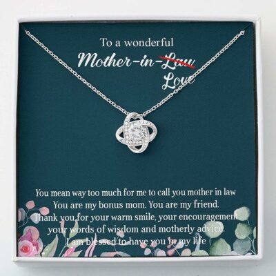 Mom Necklace, Mother-in-law Necklace 