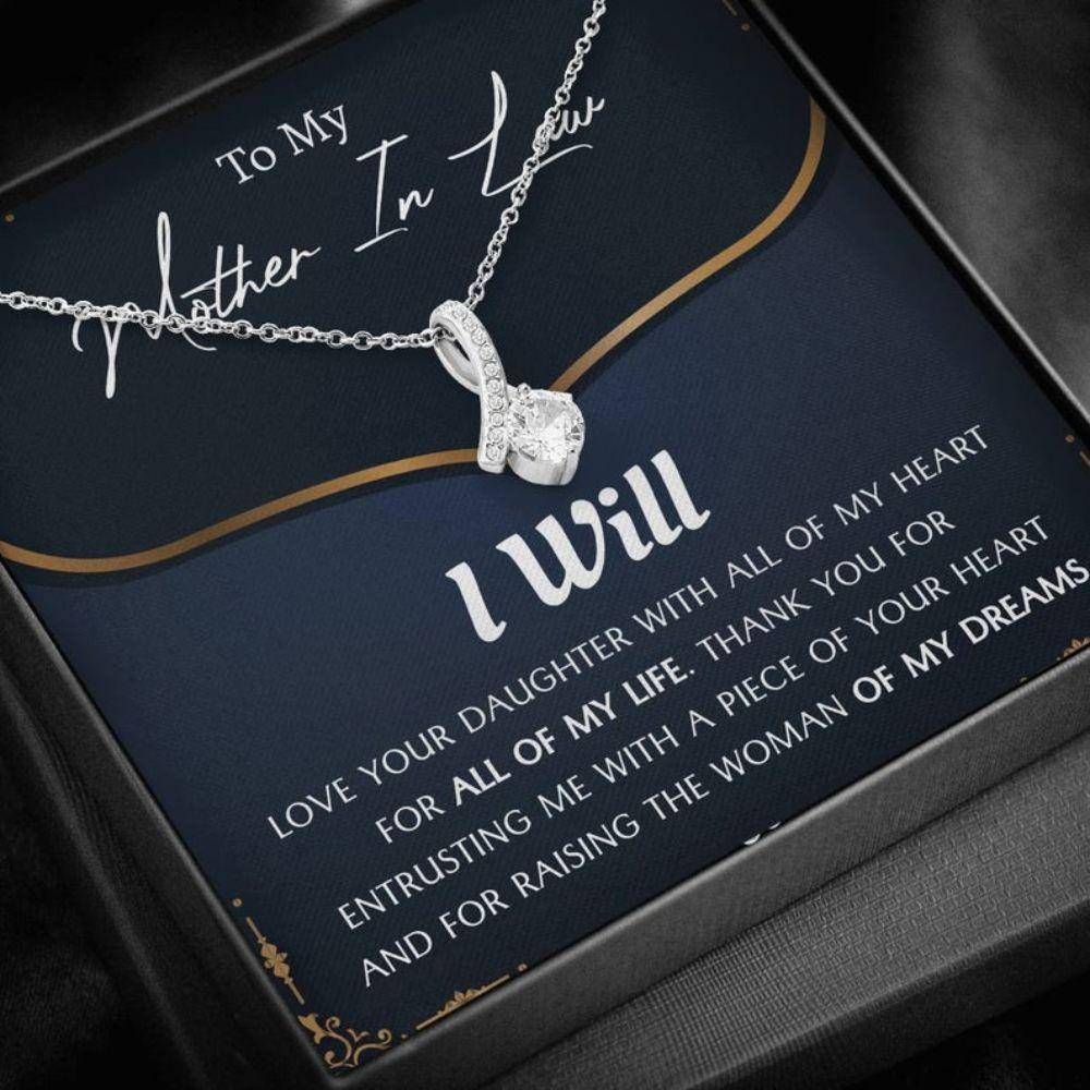 Mother-In-Law Necklace Gift From Son In Law, Future Mother-In-Law Gift Necklace