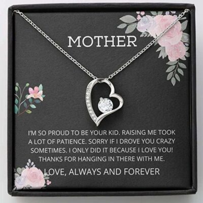 Daughter Necklace, Mother Necklace Gift – I Love You Necklace, Gift,  Mother Daughter Necklace