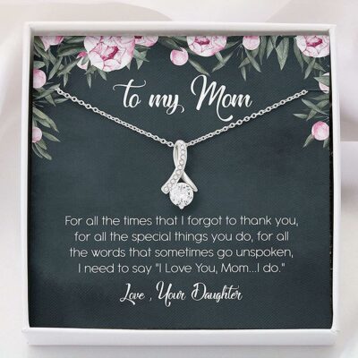 Mom Necklace, Gift For Mom – To My Mom Gift Thank To Mom Mother Day Necklace