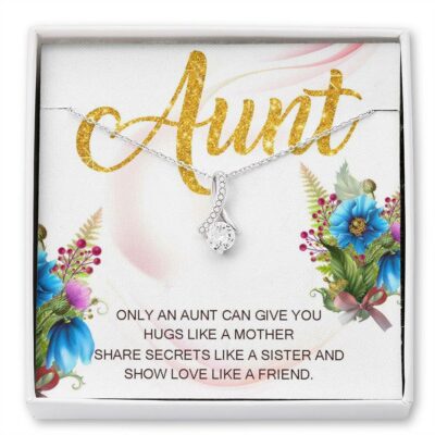 Aunt Necklace, Necklace gift for aunt, auntie gift from niece, new aunt, best auntie ever Necklace