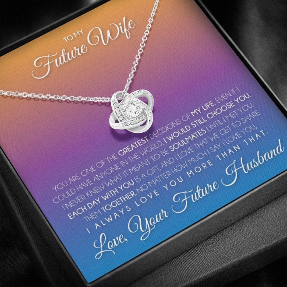 Girlfriend Necklace, Future Wife Necklace, Necklace Gift For Future Wife From Husband, Gift For Girlfriend, Bride, Fiance, Wedding