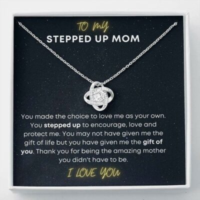 Stepmom Necklace, Necklace Gift For Mom, Stepmom, Bonus Mom, Mothers Day Gift From Daughter Son