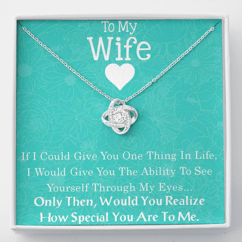 Wife Necklace, Necklace gift for wife - wife wife birthday christmas anniversary necklace