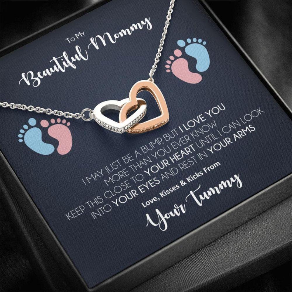 Mommy Necklace, New Mom St Patrick'S Day Gift, Pregnant Wife St Patric –  Rakva