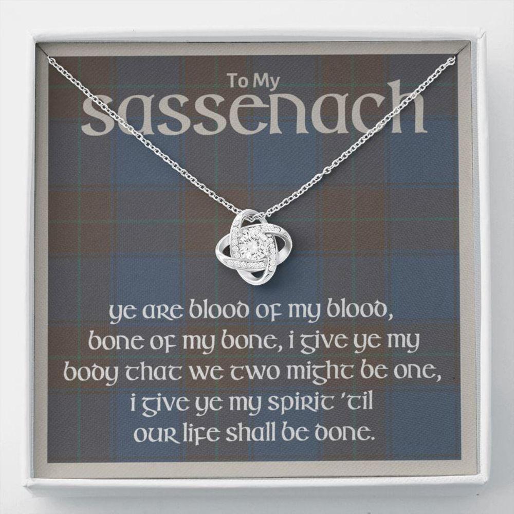 Outlander Gifts, To My Sassenach, Outlander, My Sassenach, Celtic Necklace