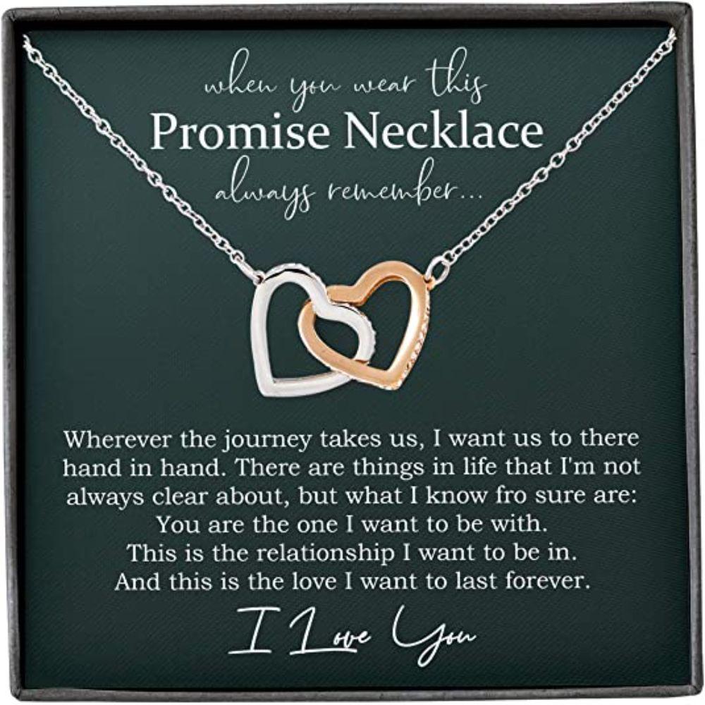 promise necklace for girlfriend from boyfriend for couples promise necklace for her tB 1626691160