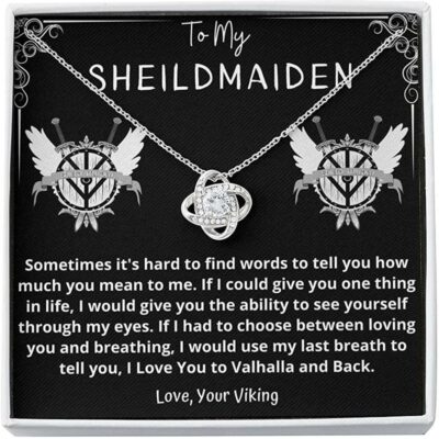 Girlfriend Necklace, Future Wife Necklace, Wife Necklace, Shieldmaiden Necklace, Viking For Women, Last Minutes Gifts For Her, Wife, Future-Wife