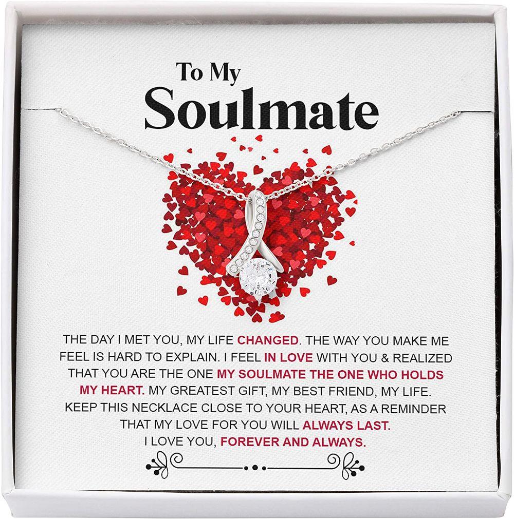 Girlfriend Necklace, Future Wife Necklace, Wife Necklace, Soulmate Necklace Gift For Her From Husband Boyfriend,Love Always Last