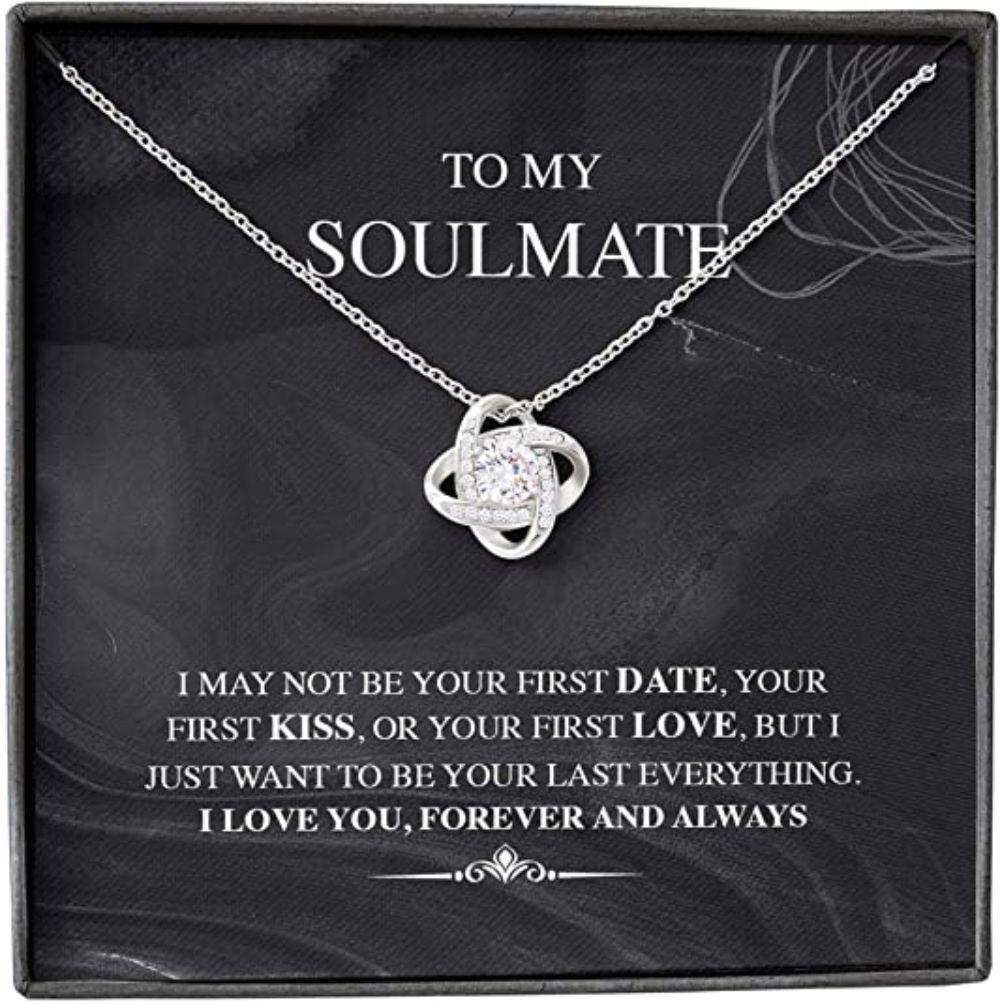 Wife Necklace, Soulmate Necklace Gift For Her, Last Everything Alluring Future Wife Girlfriend