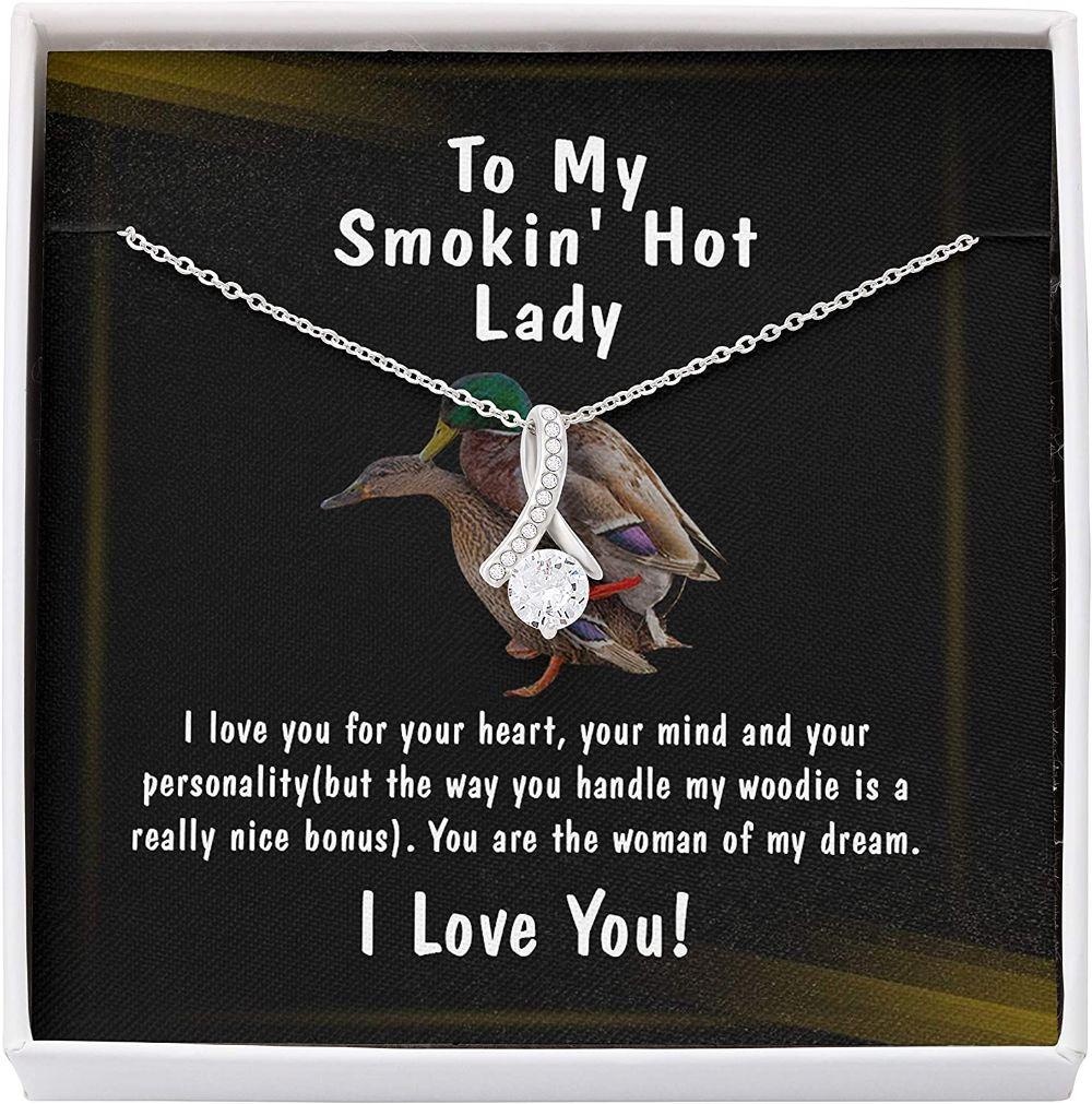 Girlfriend Necklace, Future Wife Necklace, Soulmate Necklace Gift For Her, Smokin Hot Lady