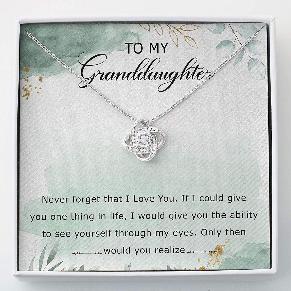 Granddaughter Necklace, To Granddaughter Gift - Grandma To Granddaughter Gifts