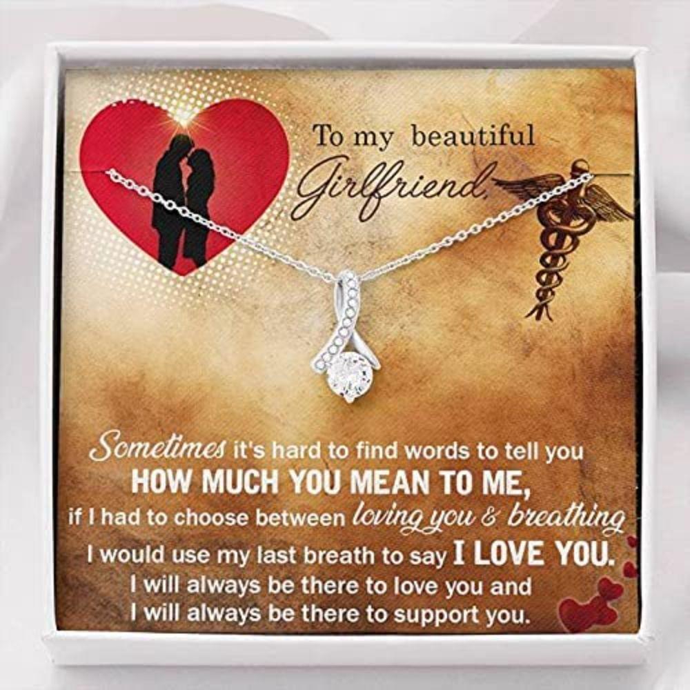 Boyfriend Necklace, To My Boyfriend Necklace Gift From Girlfriend - Love  Favorite Heart - Necklacespring