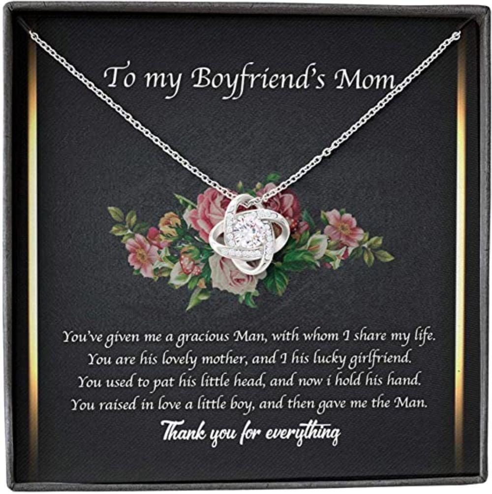 Mother-in-law Necklace, To My Boyfriend's Mom Necklace Gift From Girlfriend