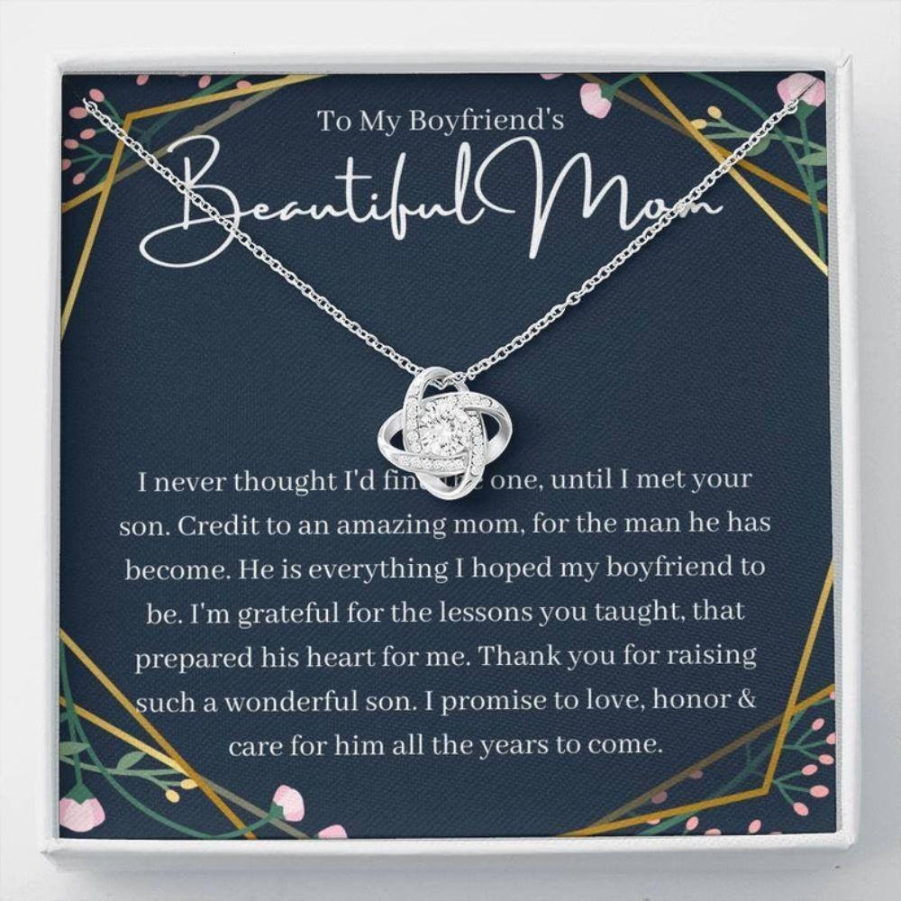 Mother-in-law Necklace, To My Boyfriends Mom Necklace, Gift For Boyfriend's Mom, Future Mother-in-law