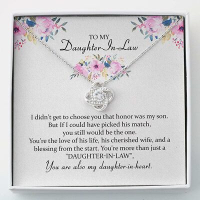 Daughter-in-law Necklace, To My Daughter In Law Necklace Gift – Daughter In Law gift